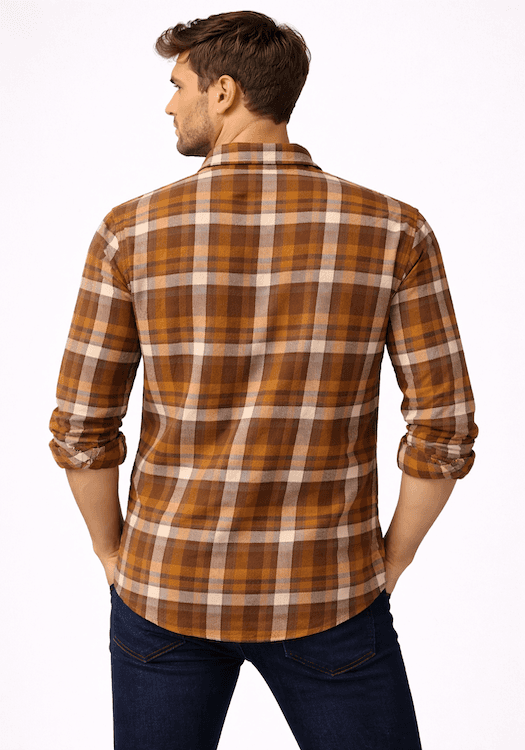 ODCC 1 Pocket Checkered Full Sleeve Shirt YM0782 - 2
