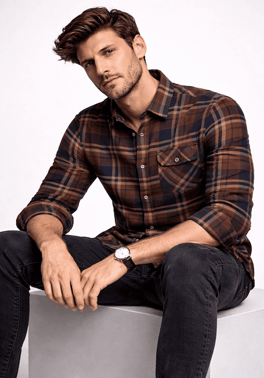 ODCC 1 Pocket Checkered Full Sleeve Shirt YM0789 - 4