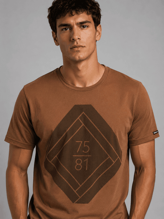 ODCC ROUND NECK PRINTED HALF SELEEVS T02537 - 4