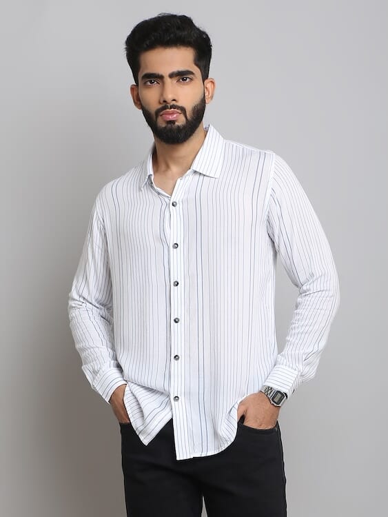 ODCC STRIPES SHIRT F/S YM0741
