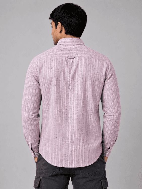 ODCC Pink Stripe Cotton Shirt RG1006 - 5