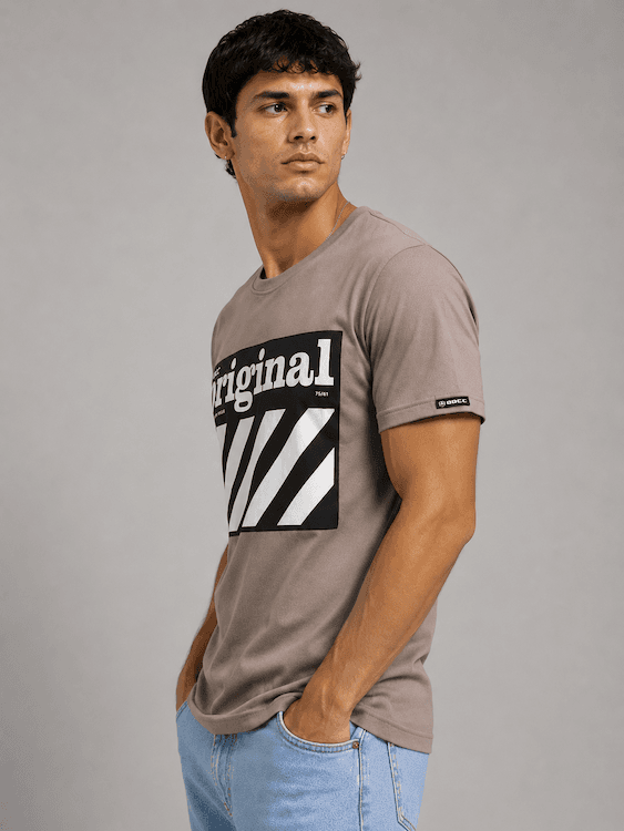 ODCC ROUND NECK PRINTED HALF SELEEVS T02532 - 3