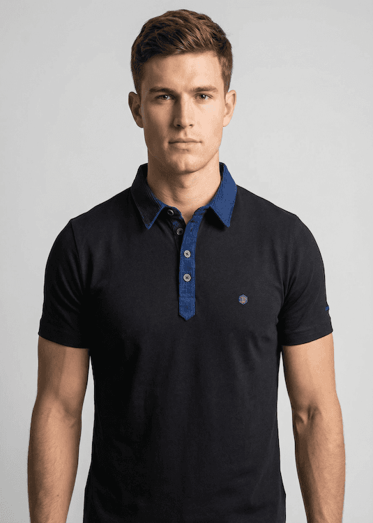 ODCC DENIM COLLAR H/S T02511