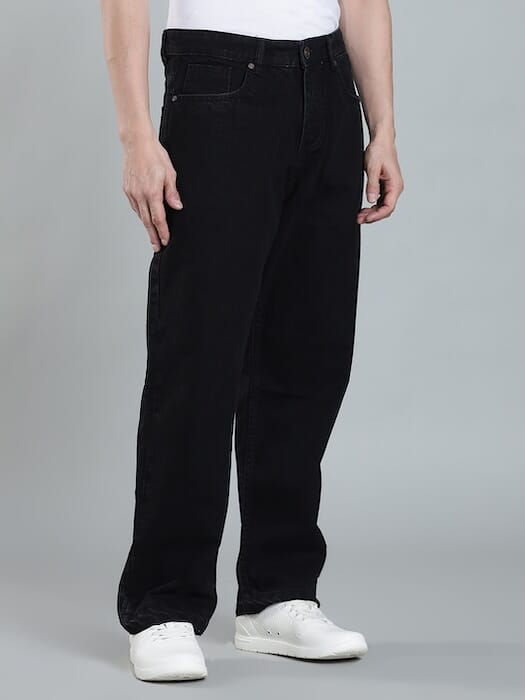 ODCC BAGGY FIT BLACK DENIM J1760 - 3