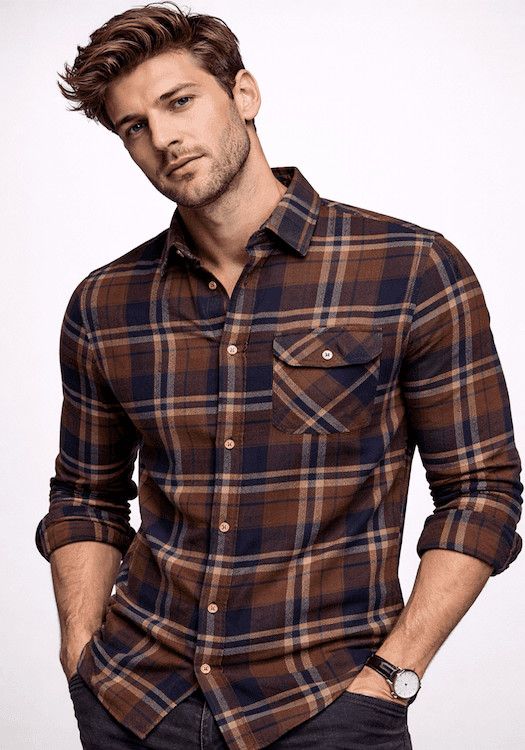 ODCC 1 Pocket Checkered Full Sleeve Shirt YM0789