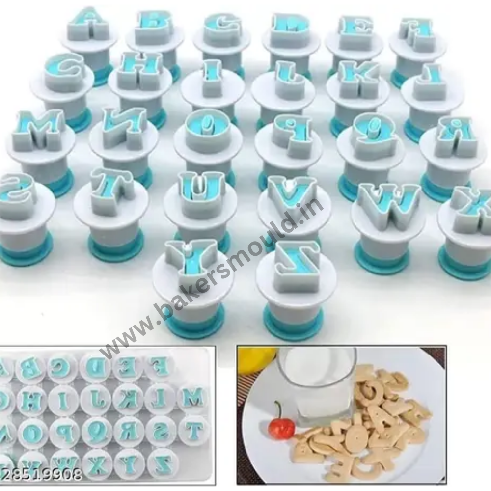 push easy mini fondant letter cutters