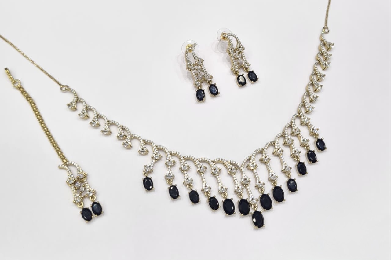 Cz Necklace 11112 - 13