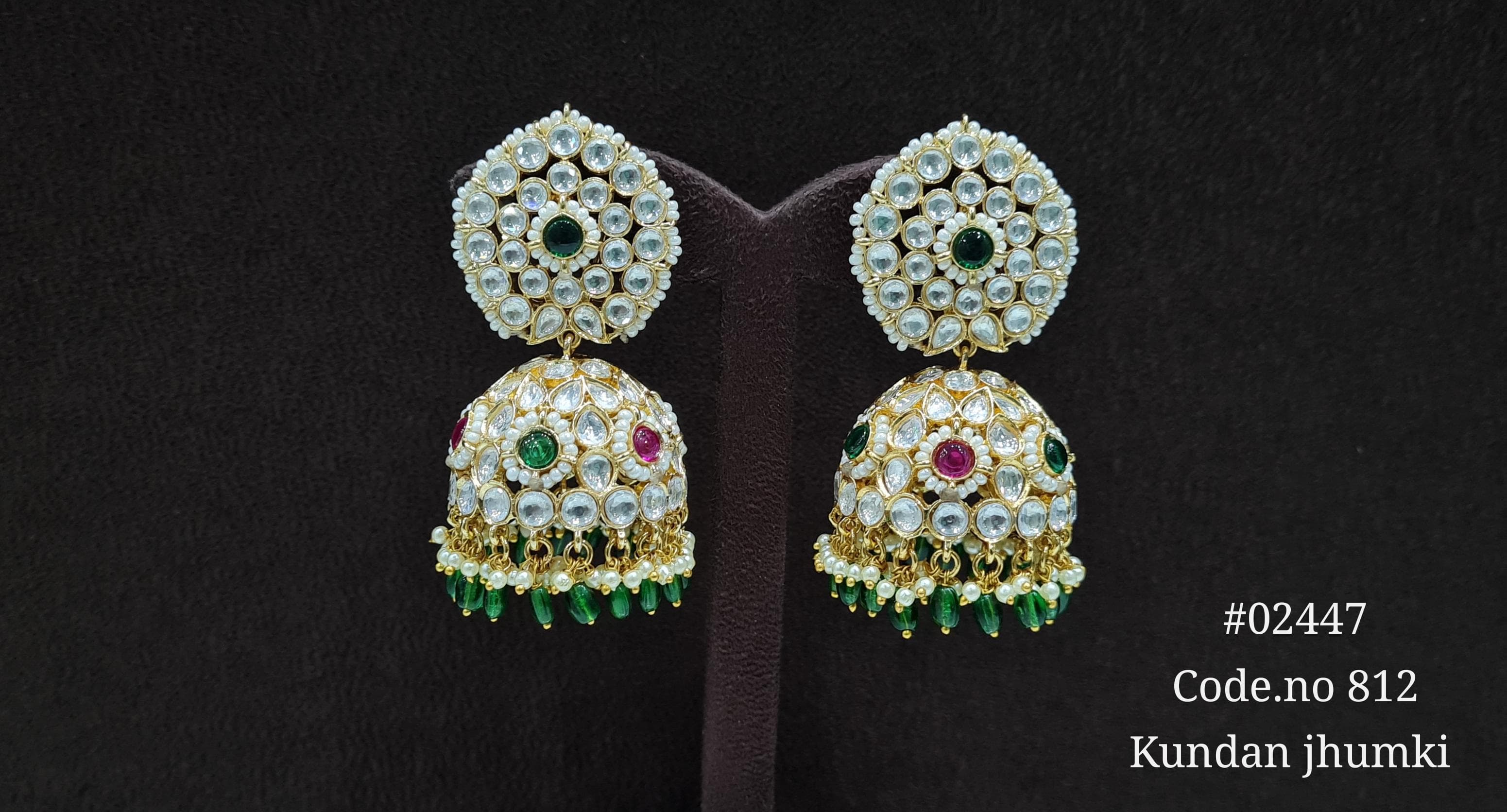 Kundan Jhumka 02447 - 3