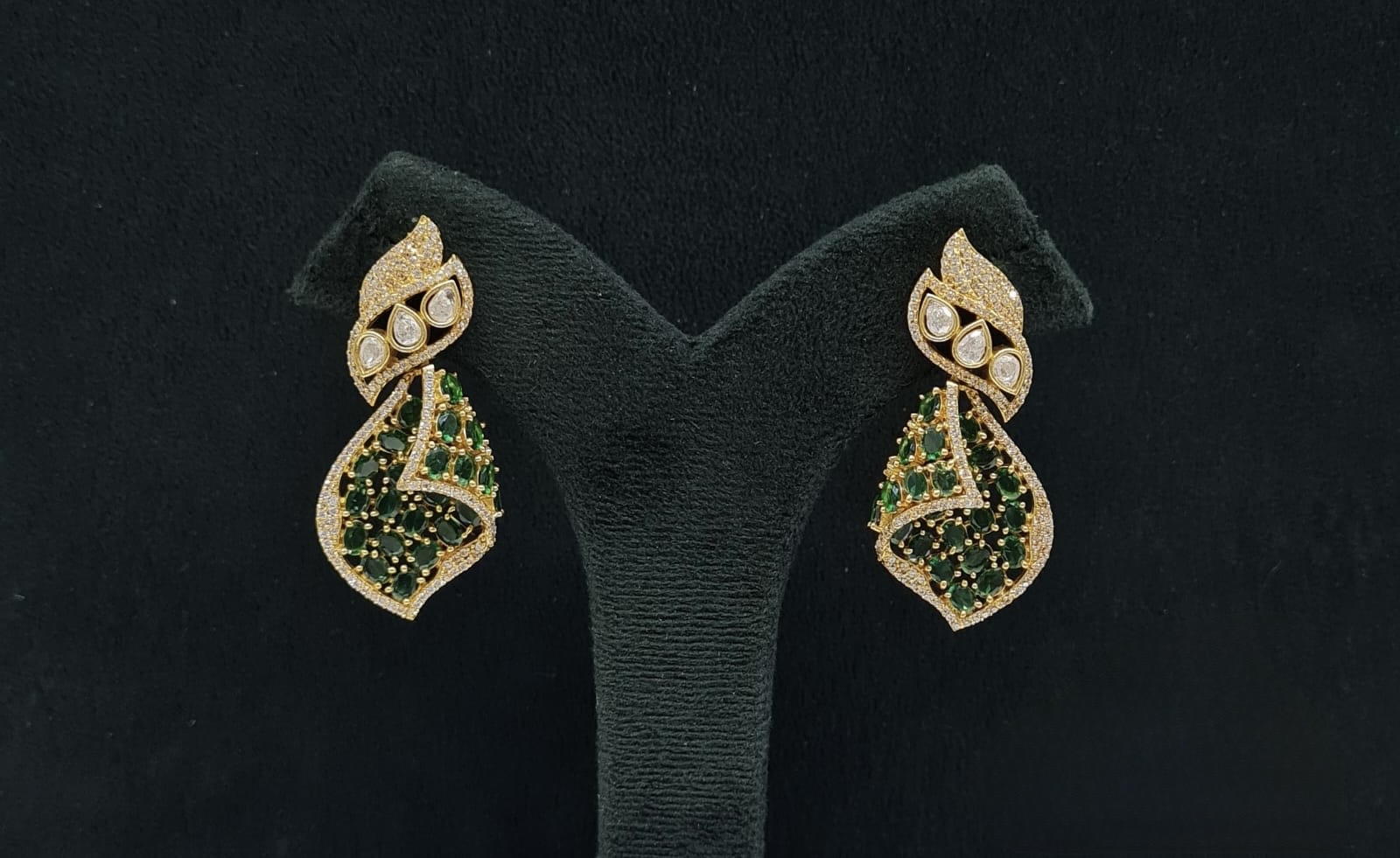 Kundan Earrings 08203 - 3