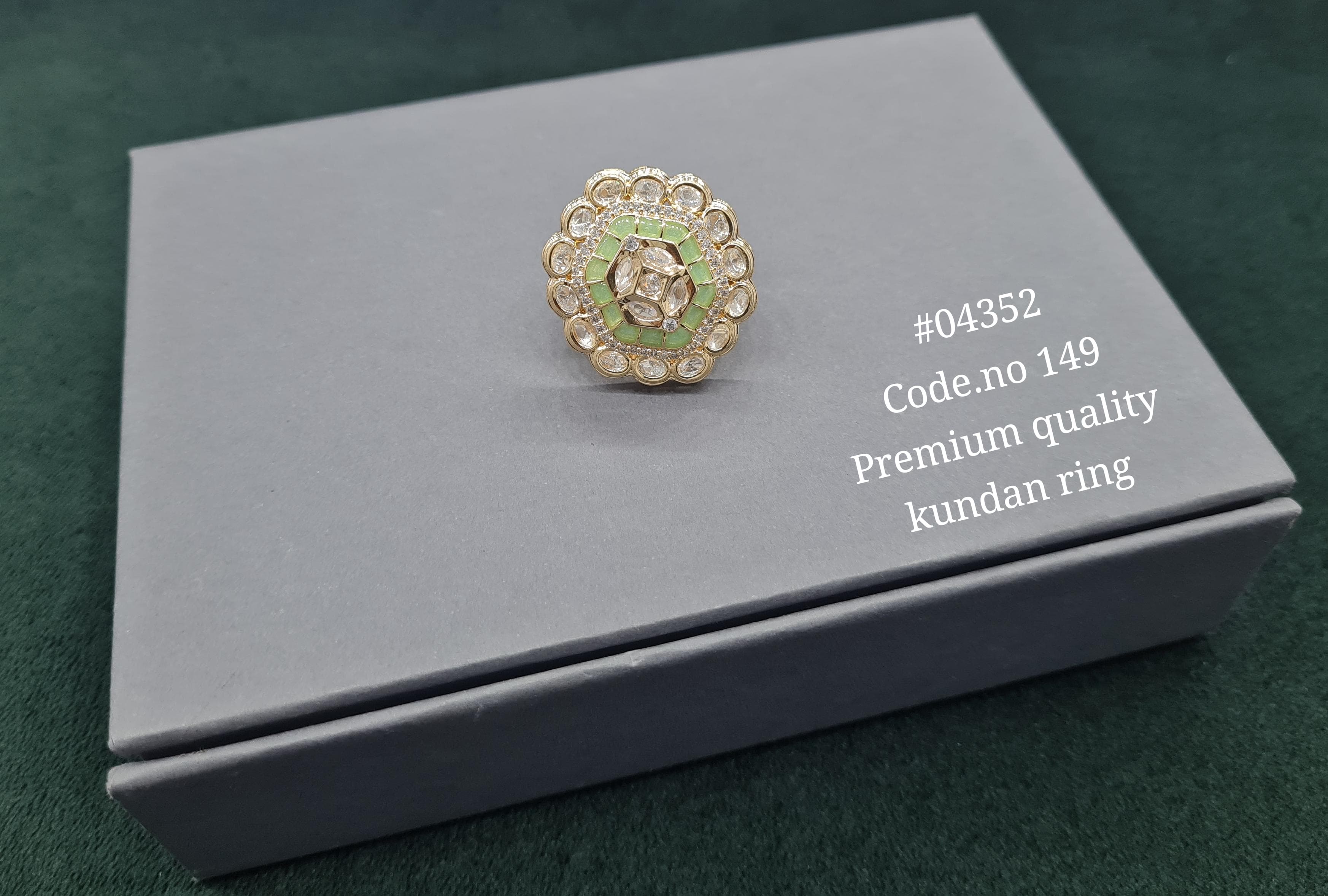 Kundan Fingerring 04352 - 6