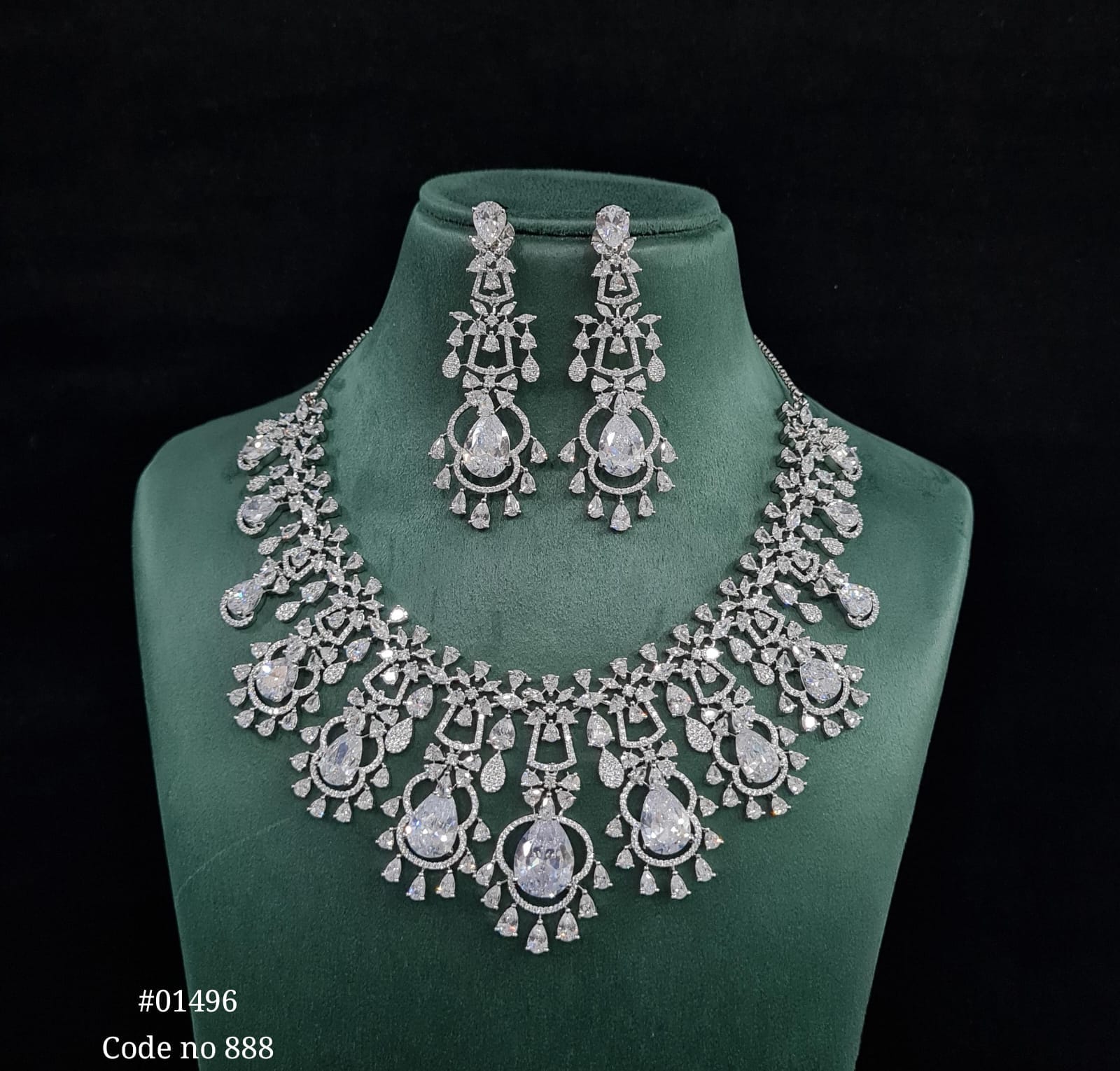 Cz necklace 01496