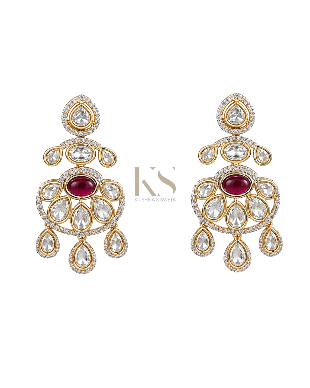 Kundan Earring 09507