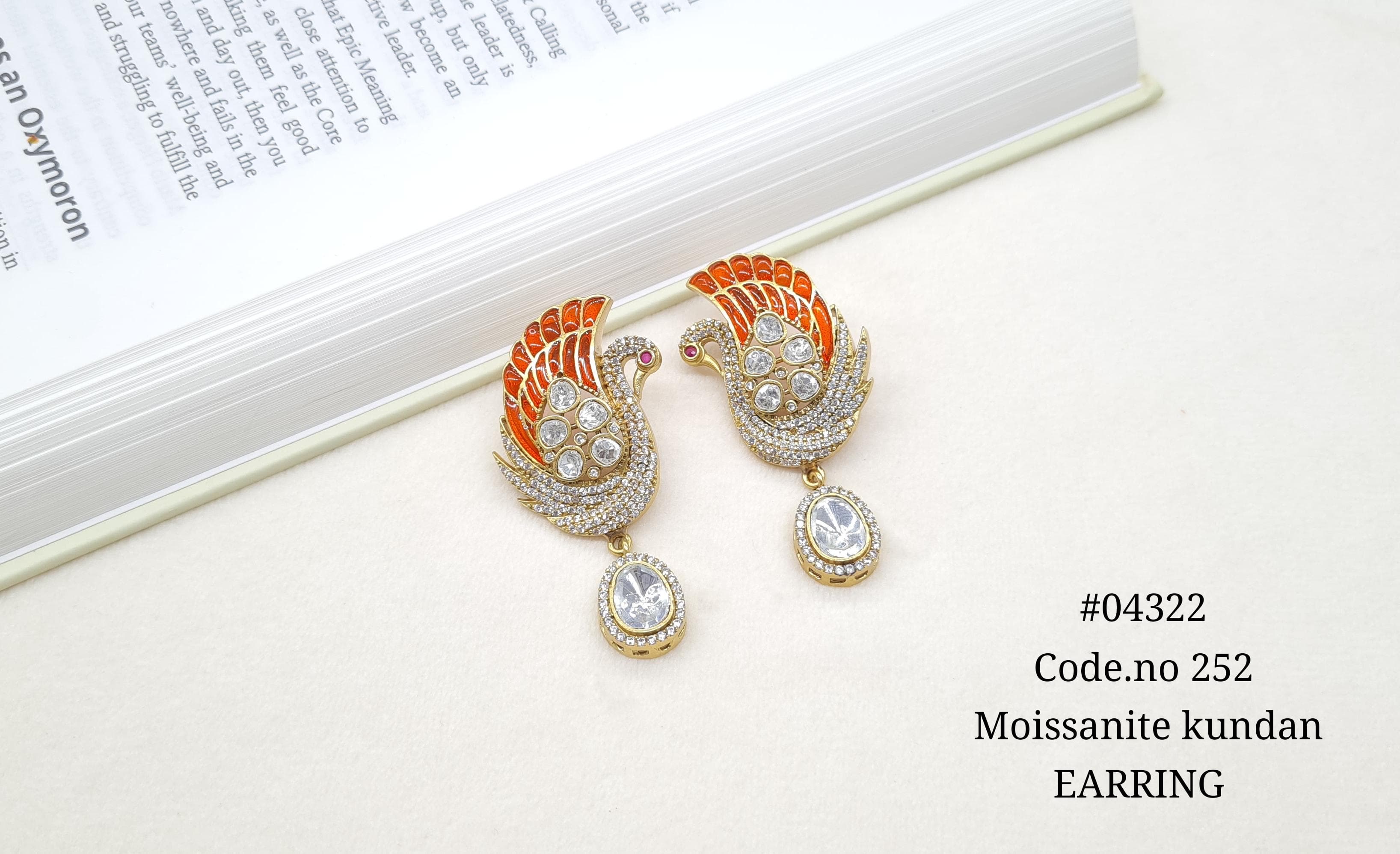 Kundan Earring 04322 - 6