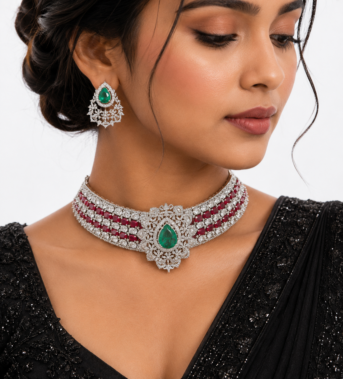 Cz Necklace 10358 - 10