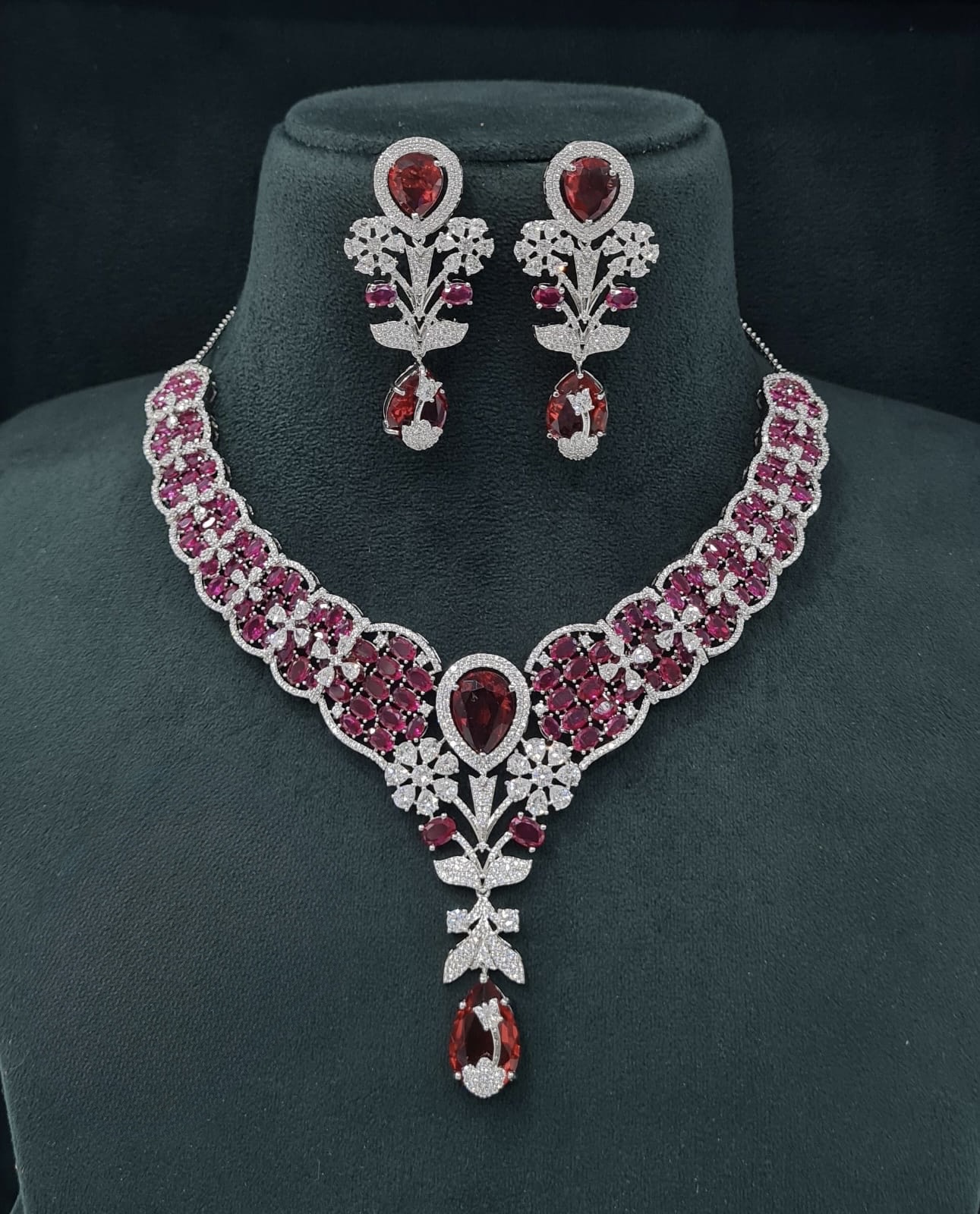 Cz Necklace 07433 - 5