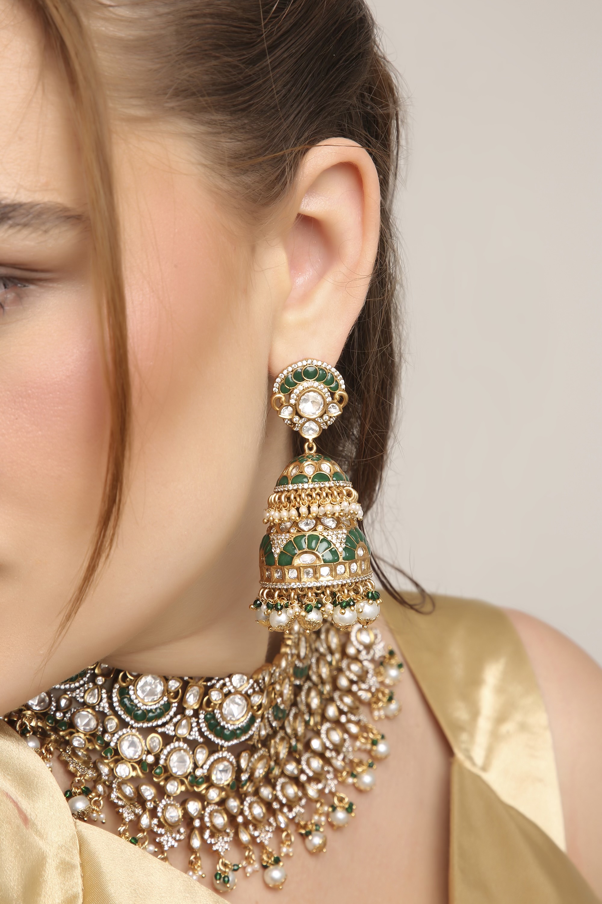 Kundan Bride Set 05962 - 2
