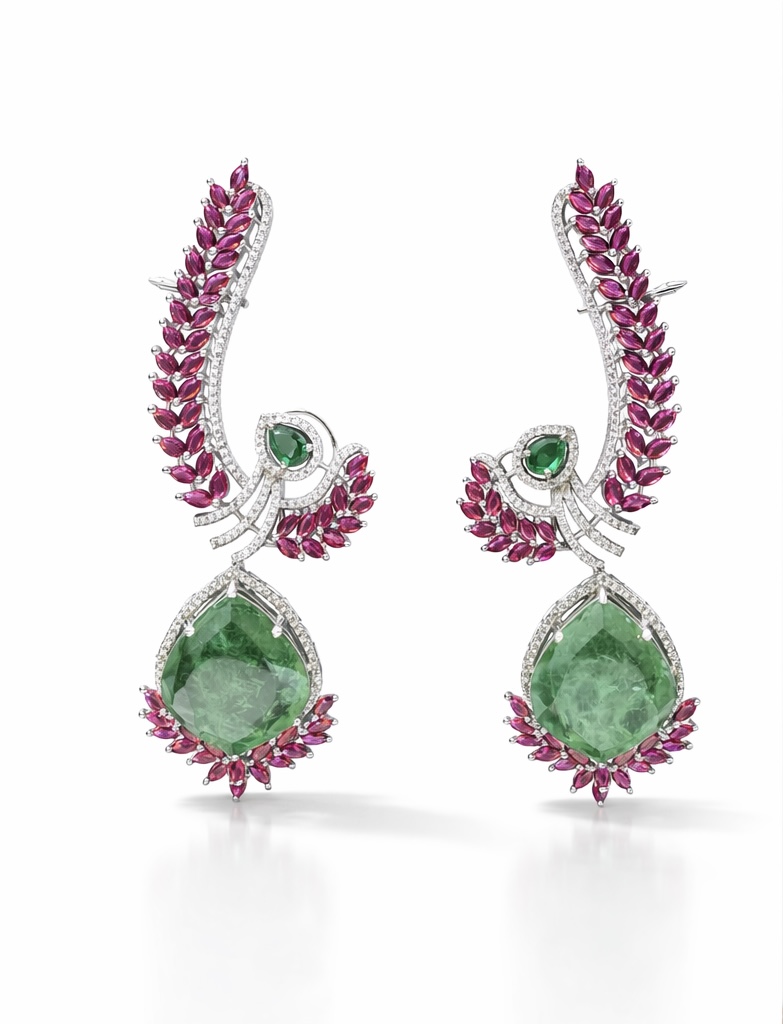 Cz Doublet Earcuff 08126