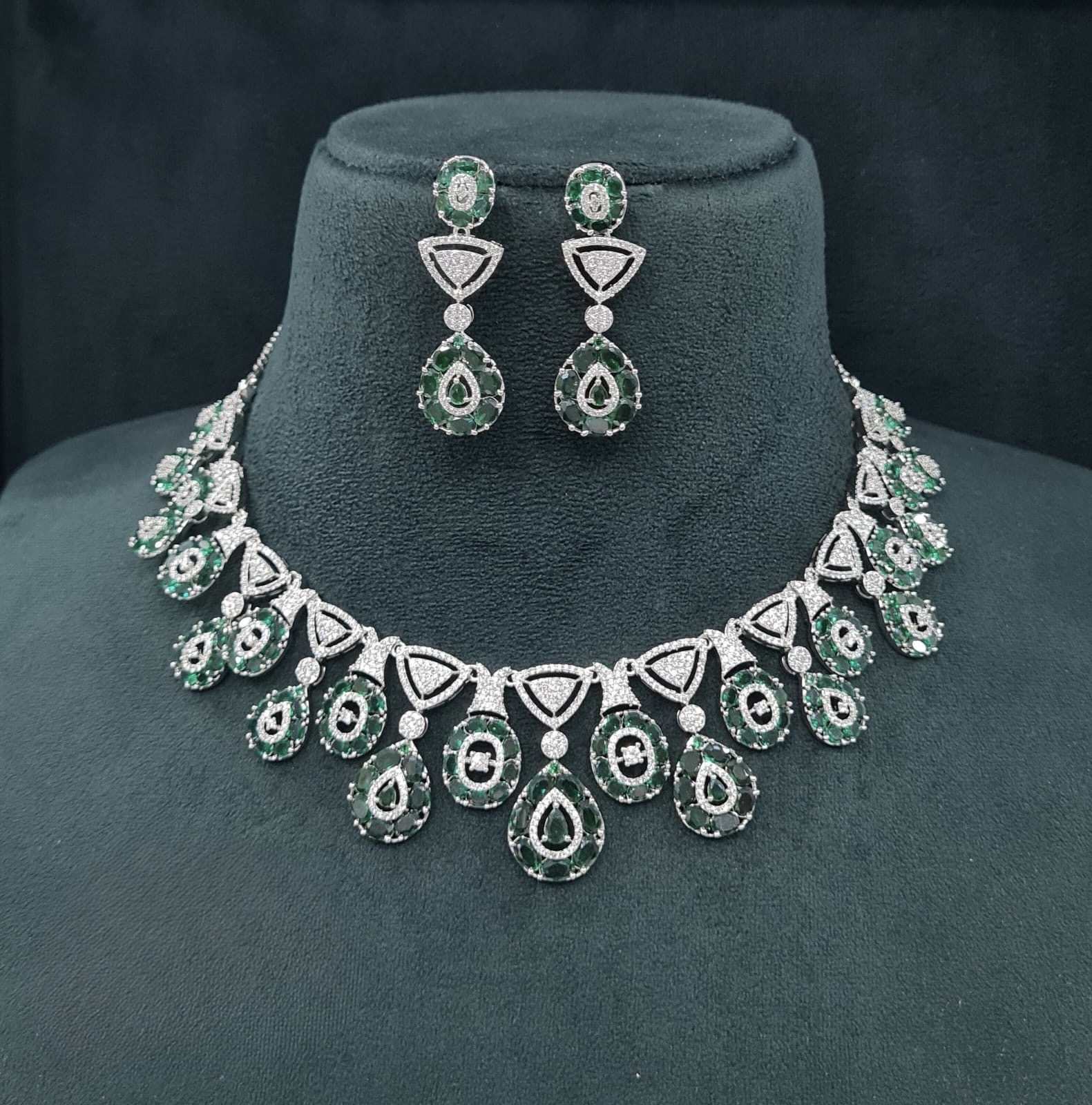 Cz Necklace 07586 - 4