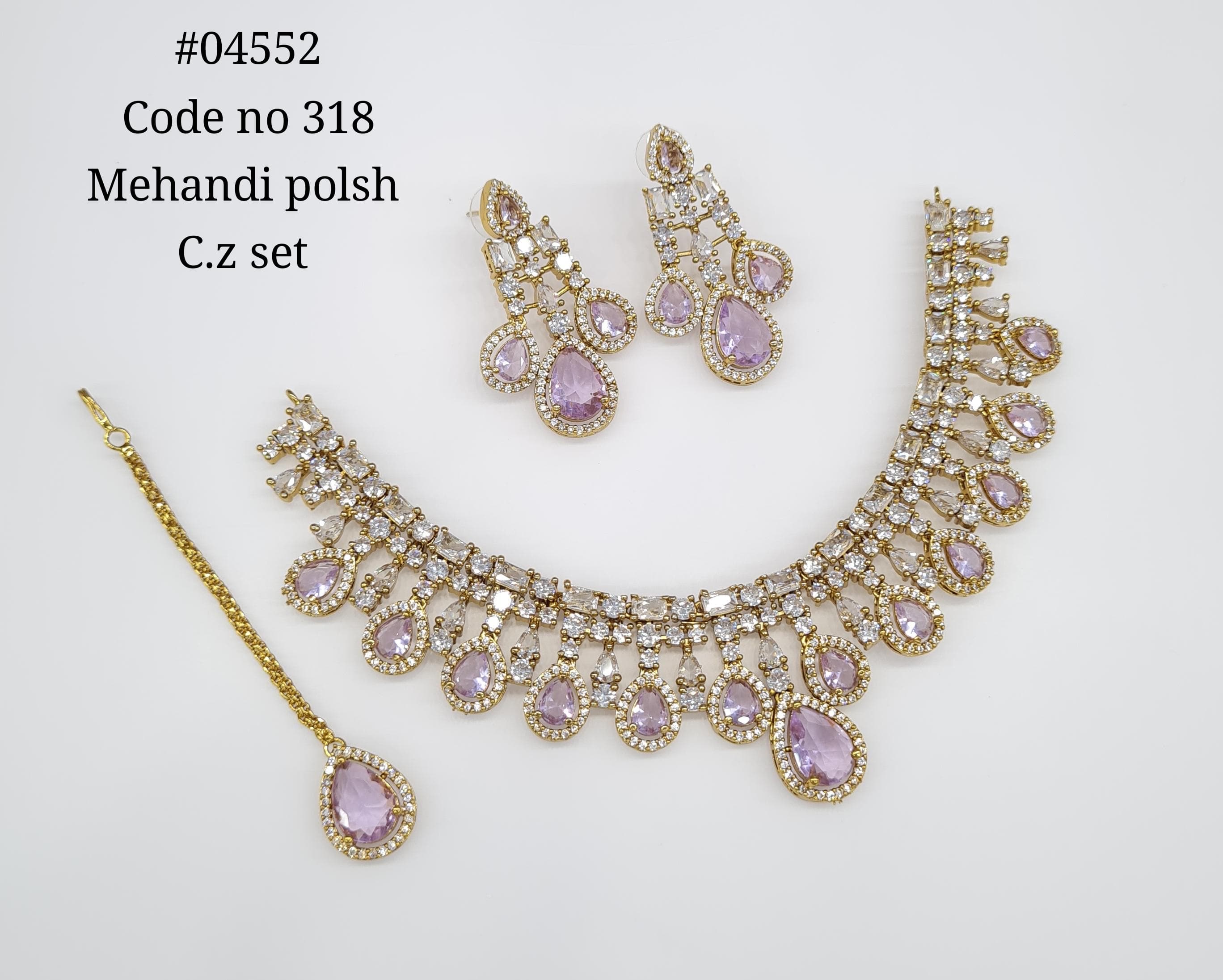 Cz Necklace 04552 - 3