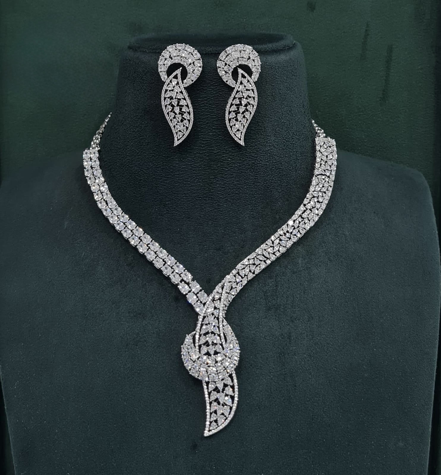 Cz Necklace 10338 - 3