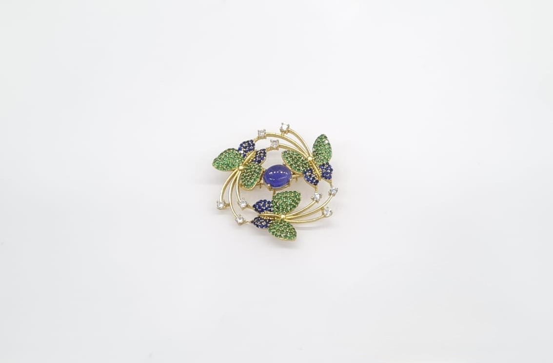 Cz Brooch 10571 - 23