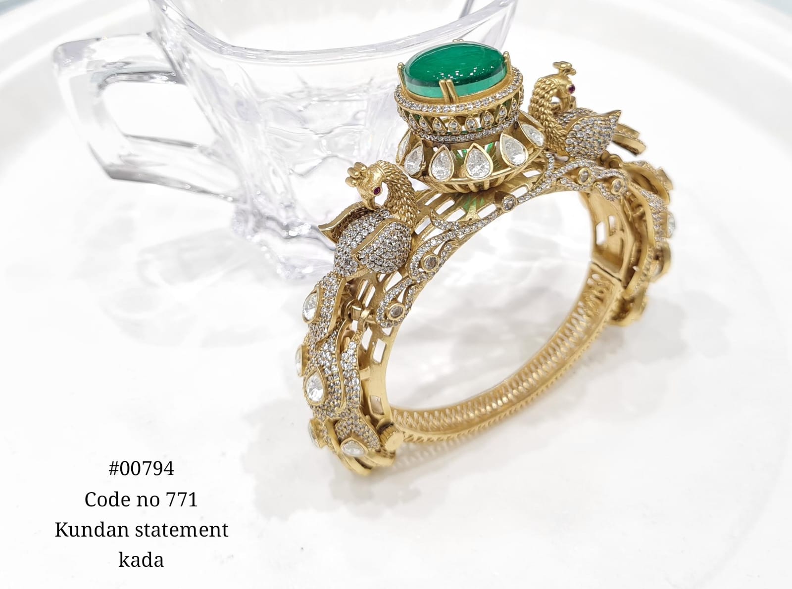 Kundan bracelet 00794 - 2