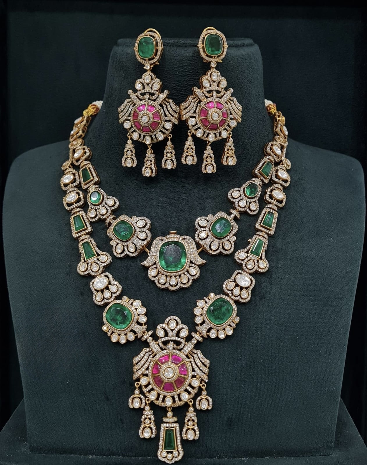 Jadau Kundan Necklace 08108 - 4