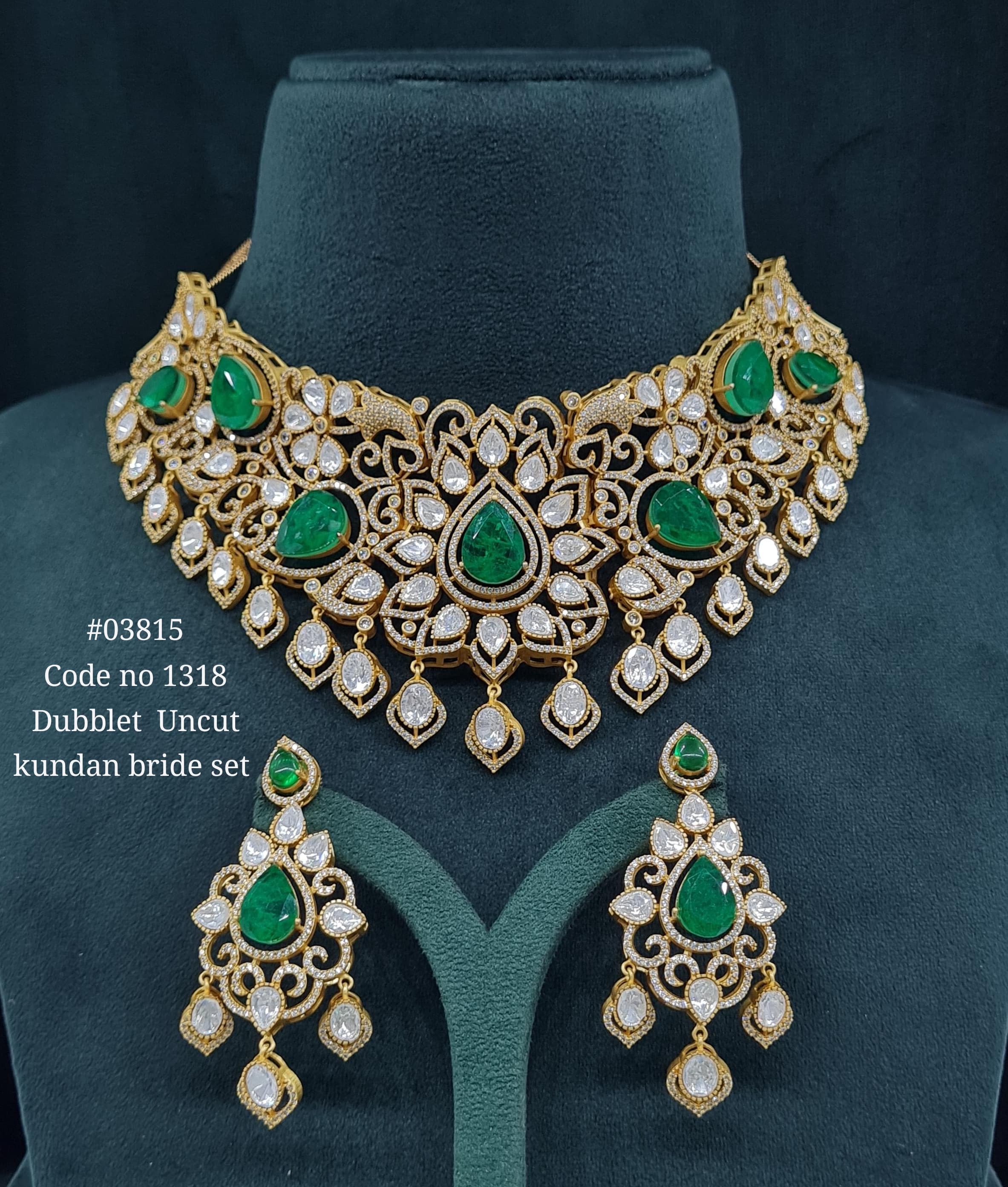 Kundan Bride Set 03815 - 3