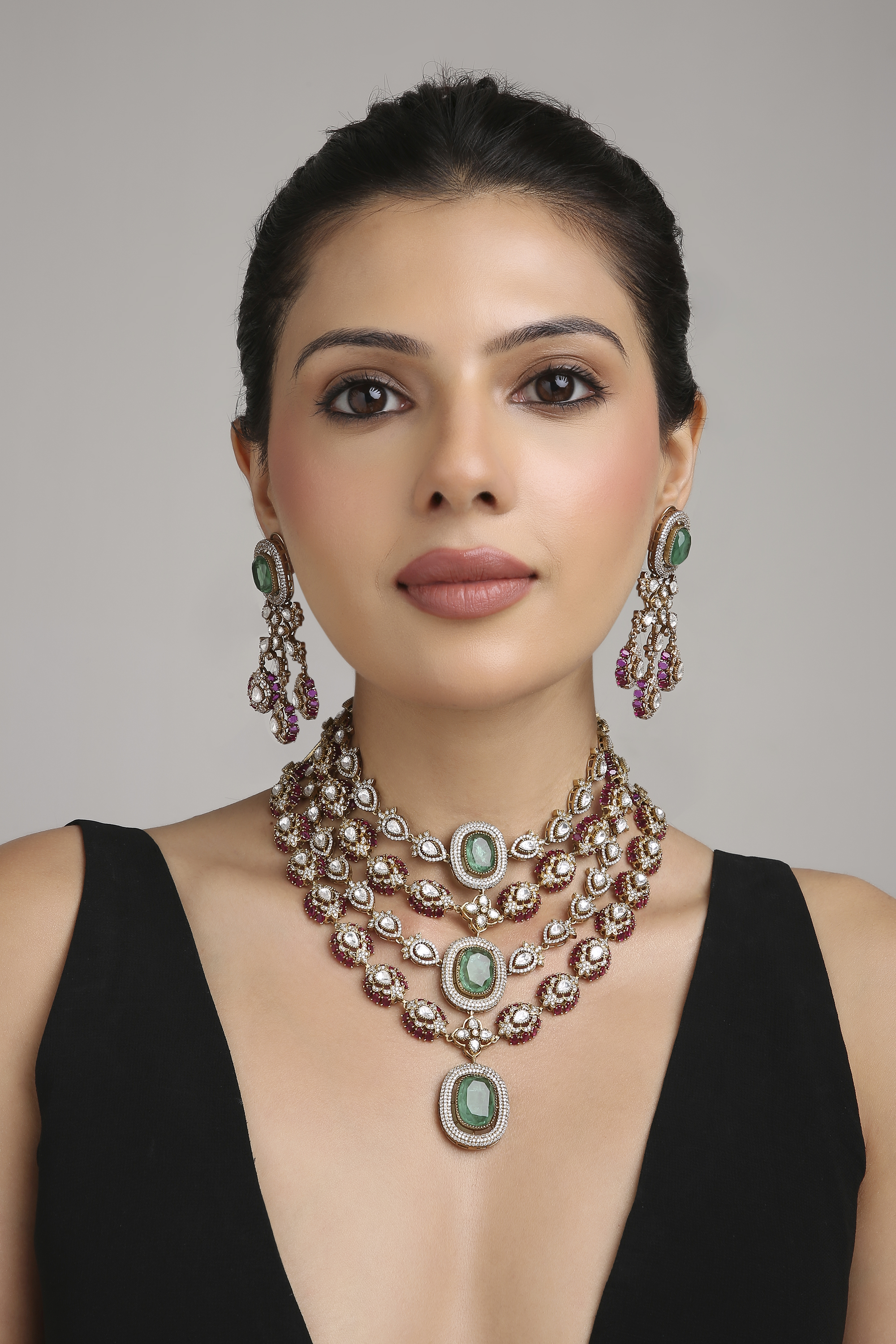 Moissanite Necklace 07337 - 3