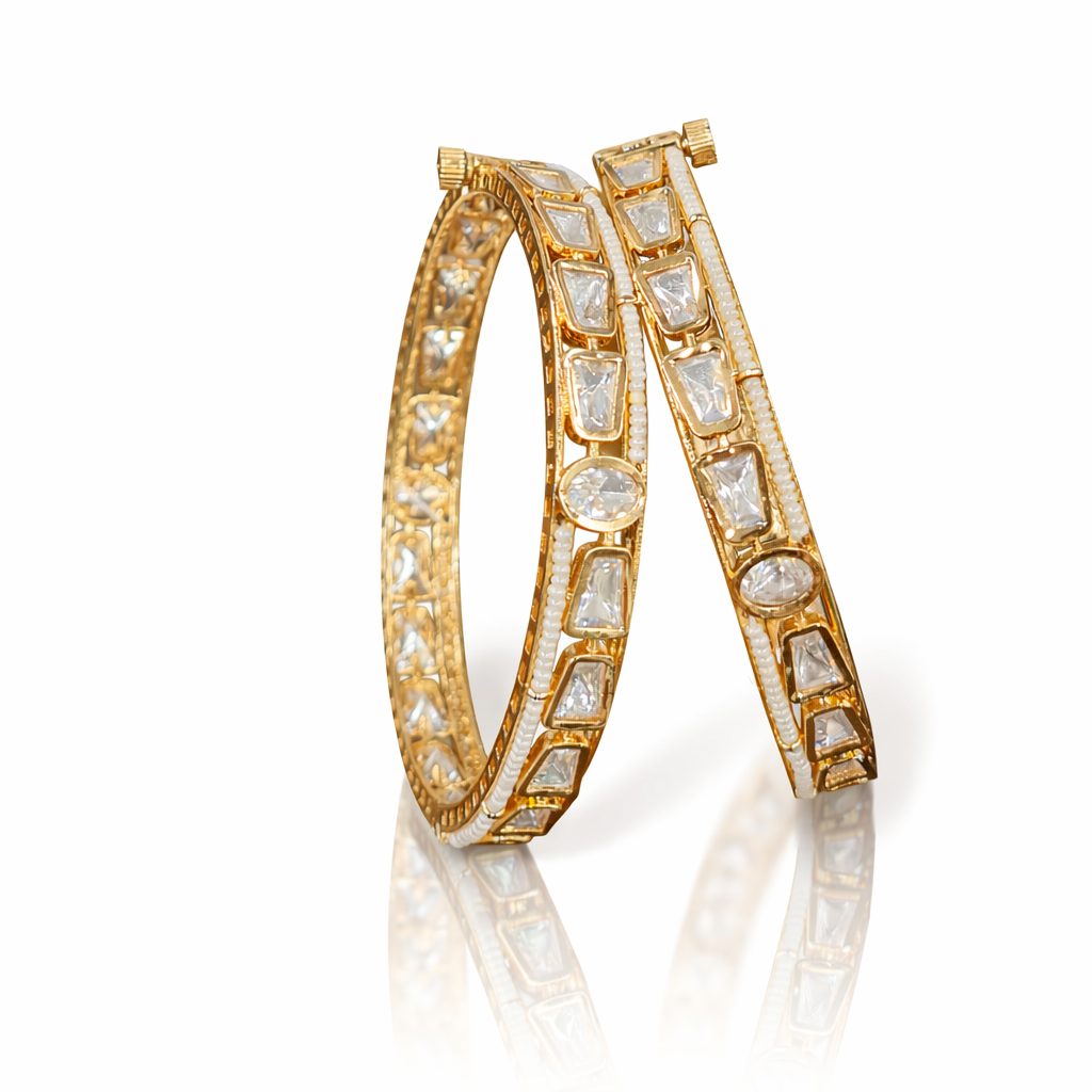 Kundan Bangles 01265