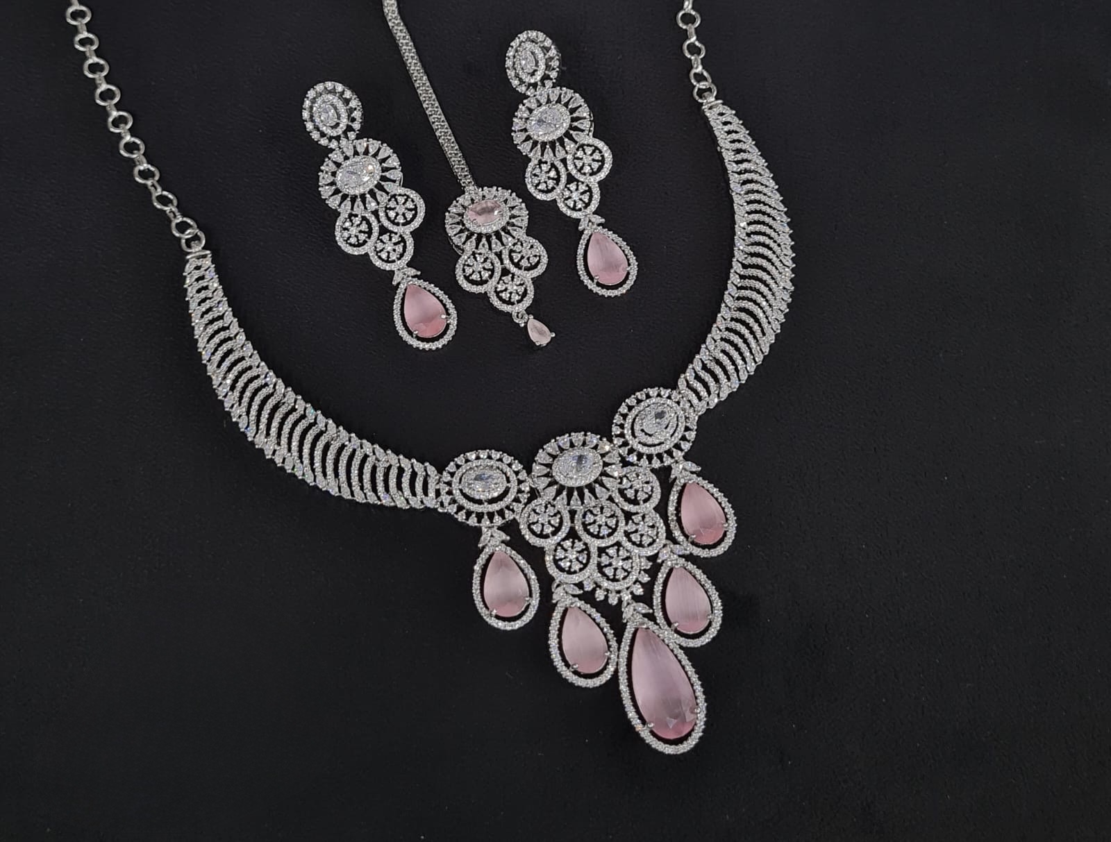 Cz Necklace 10257 - 6