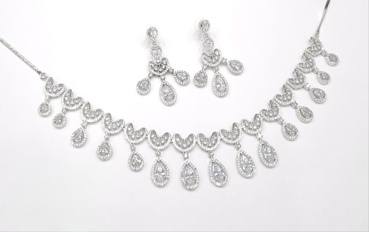 Cz Necklace 11114 - 4
