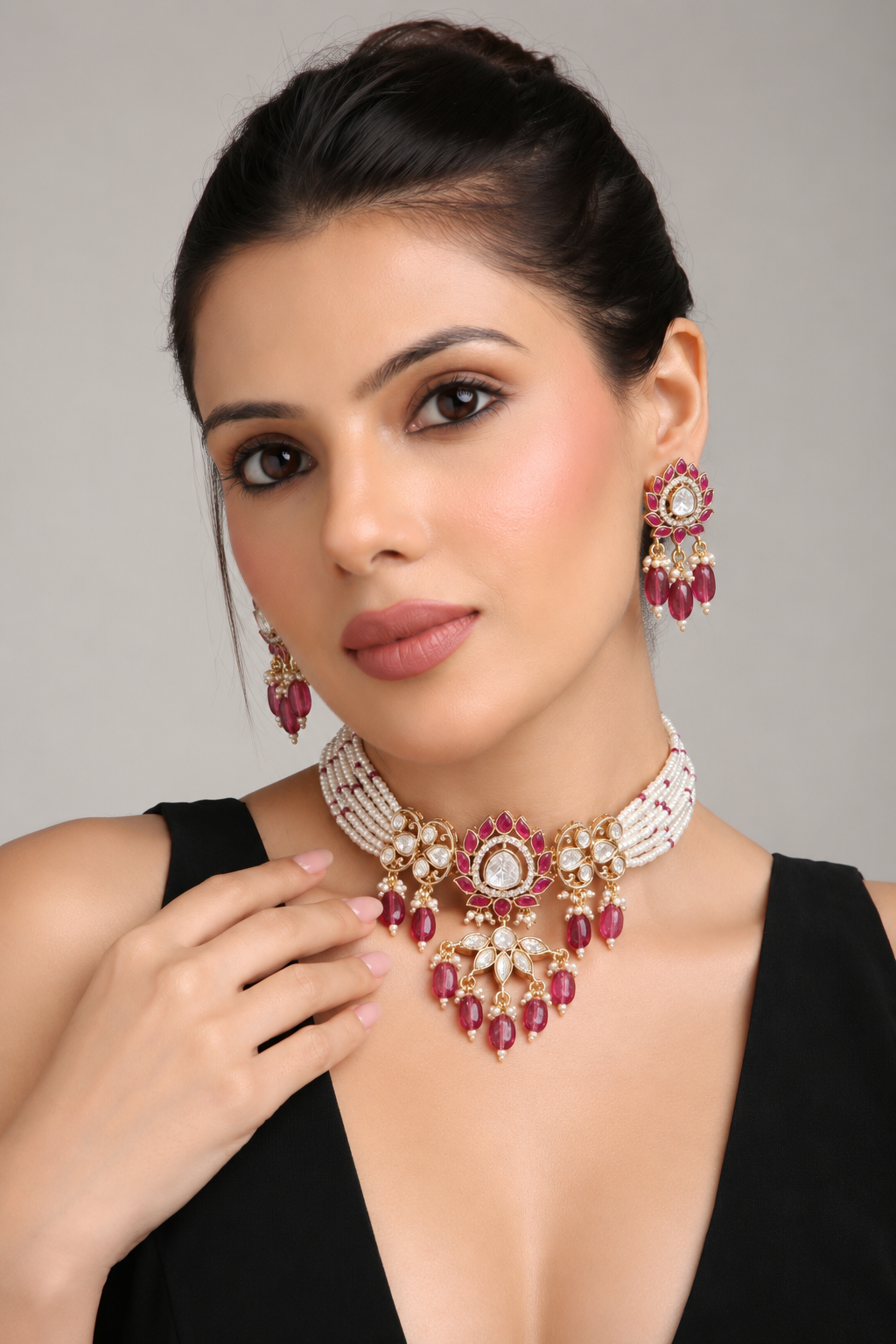 Kundan Choker 04177 - 4