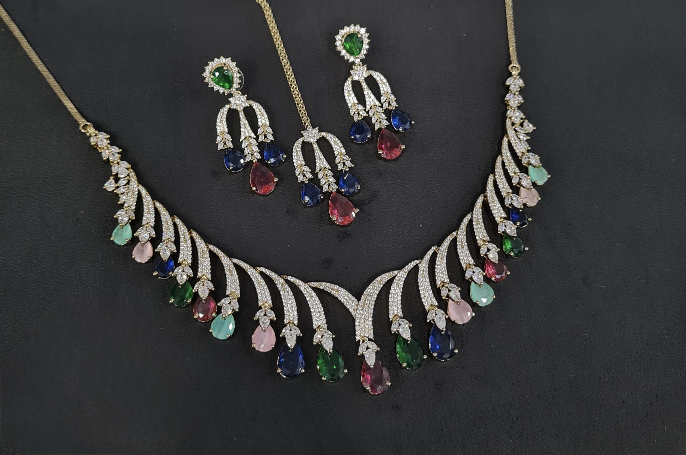 Cz Necklace 10640 - 7