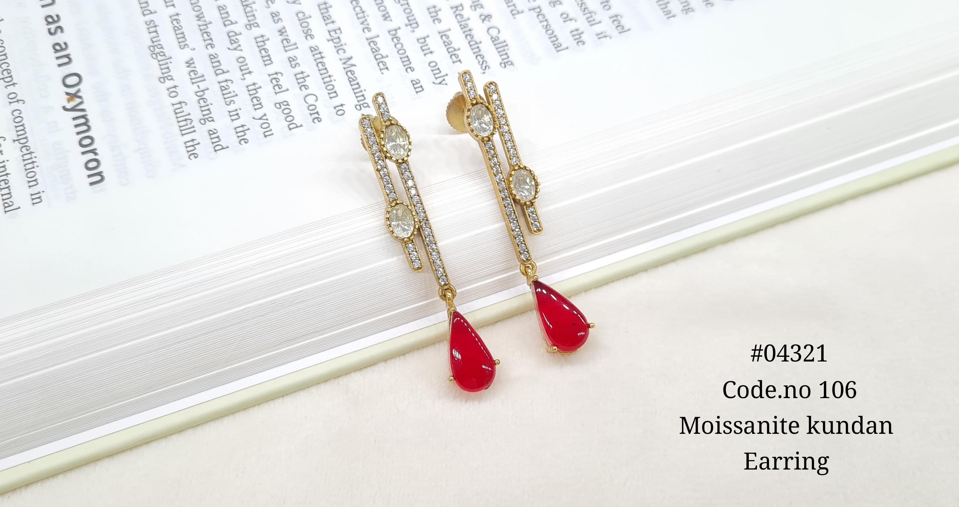 Kundan Earring 04321