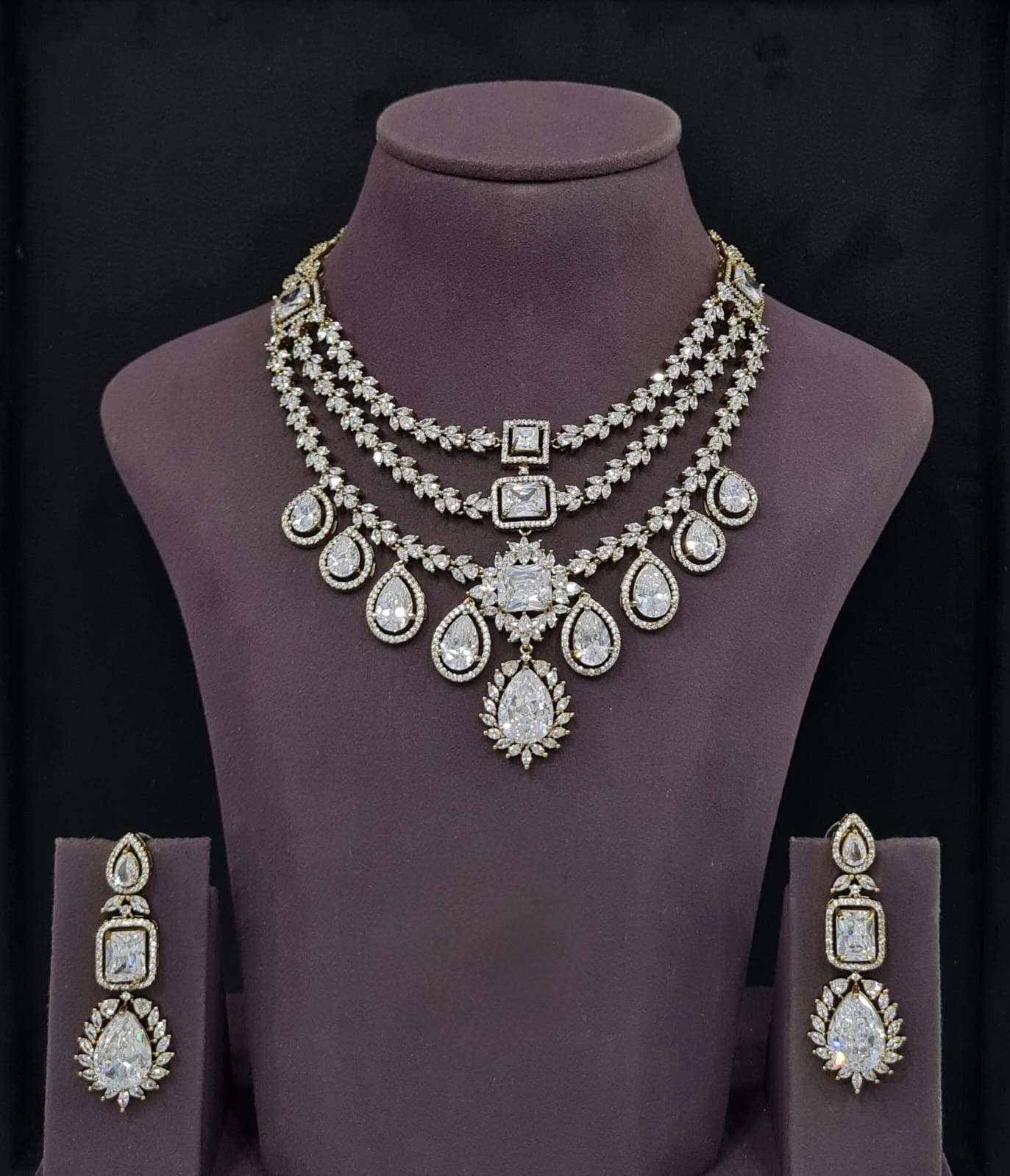 Cz Necklace 10971 - 2