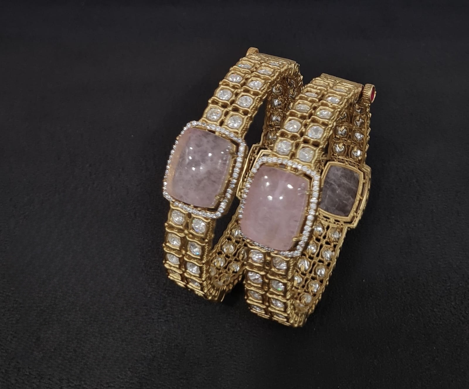 Kundan bangles 00133 - 4