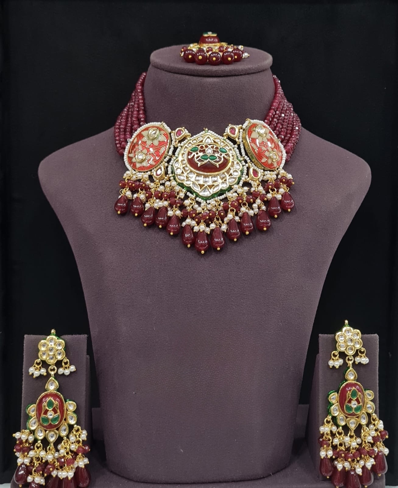 Meenakari Necklace 10706 - 5