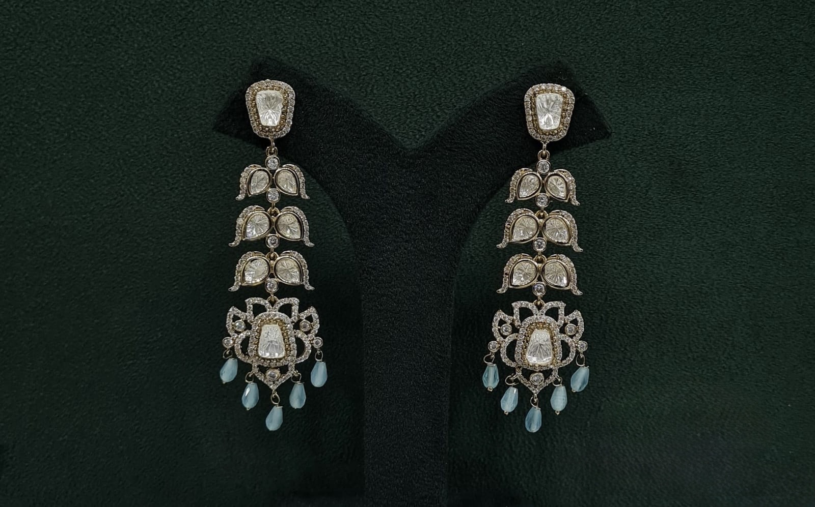 Kundan Earrings 09675 - 10
