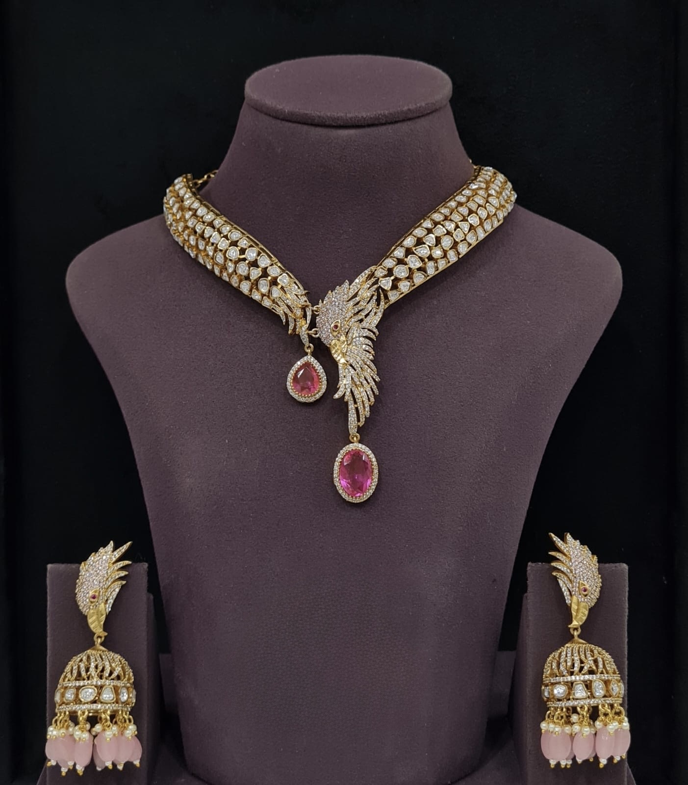 Kundan Necklace 11242 - 4