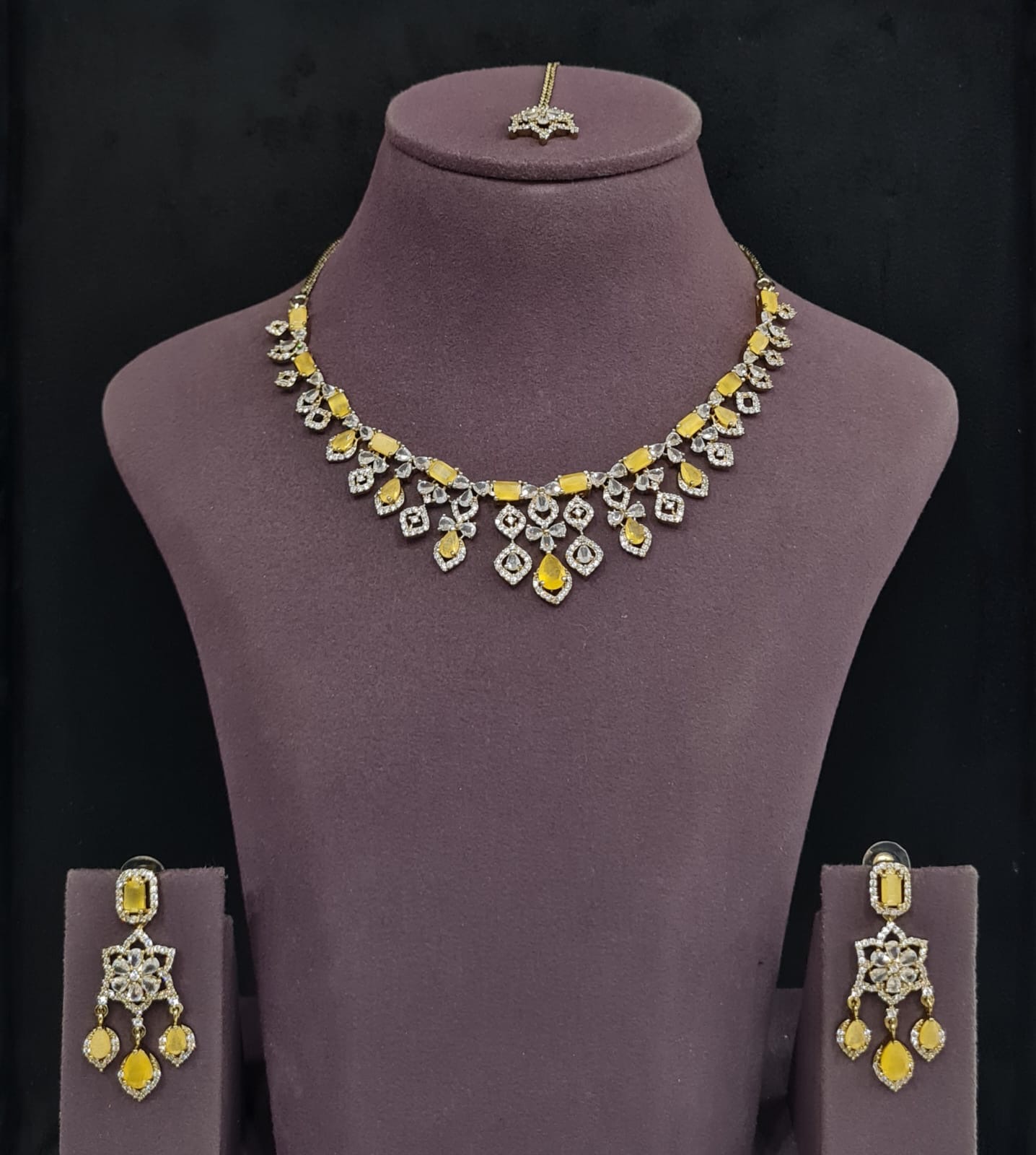 Cz Necklace 11341 - 18