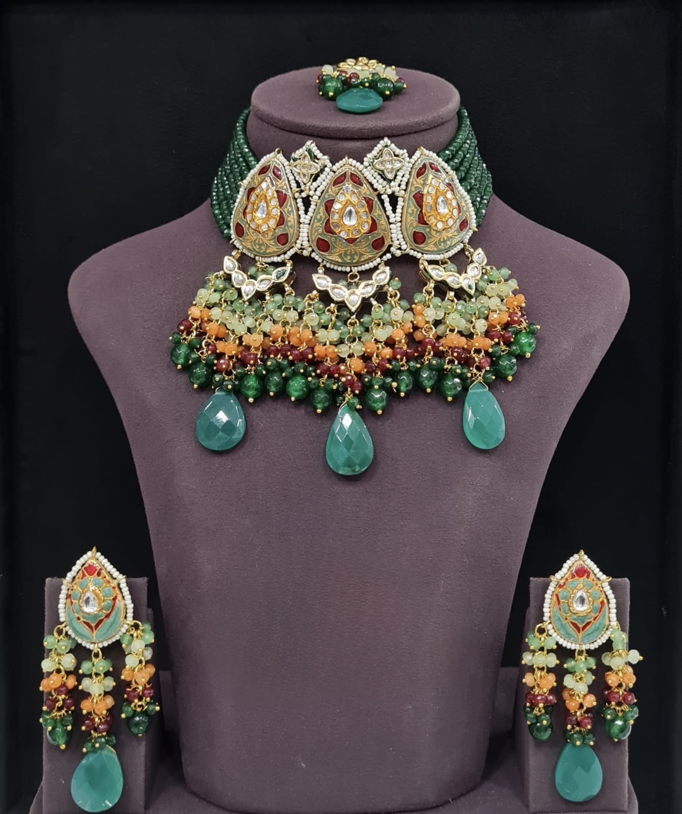 Meenakari Necklace 10963 - 2
