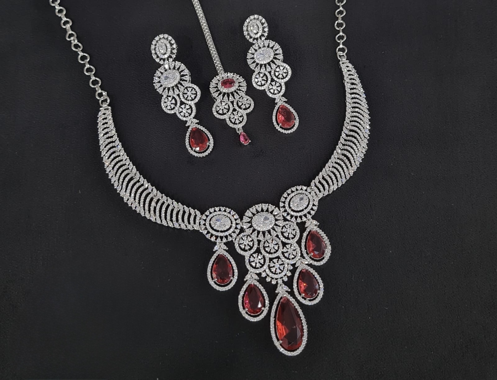 Cz Necklace 10257 - 2