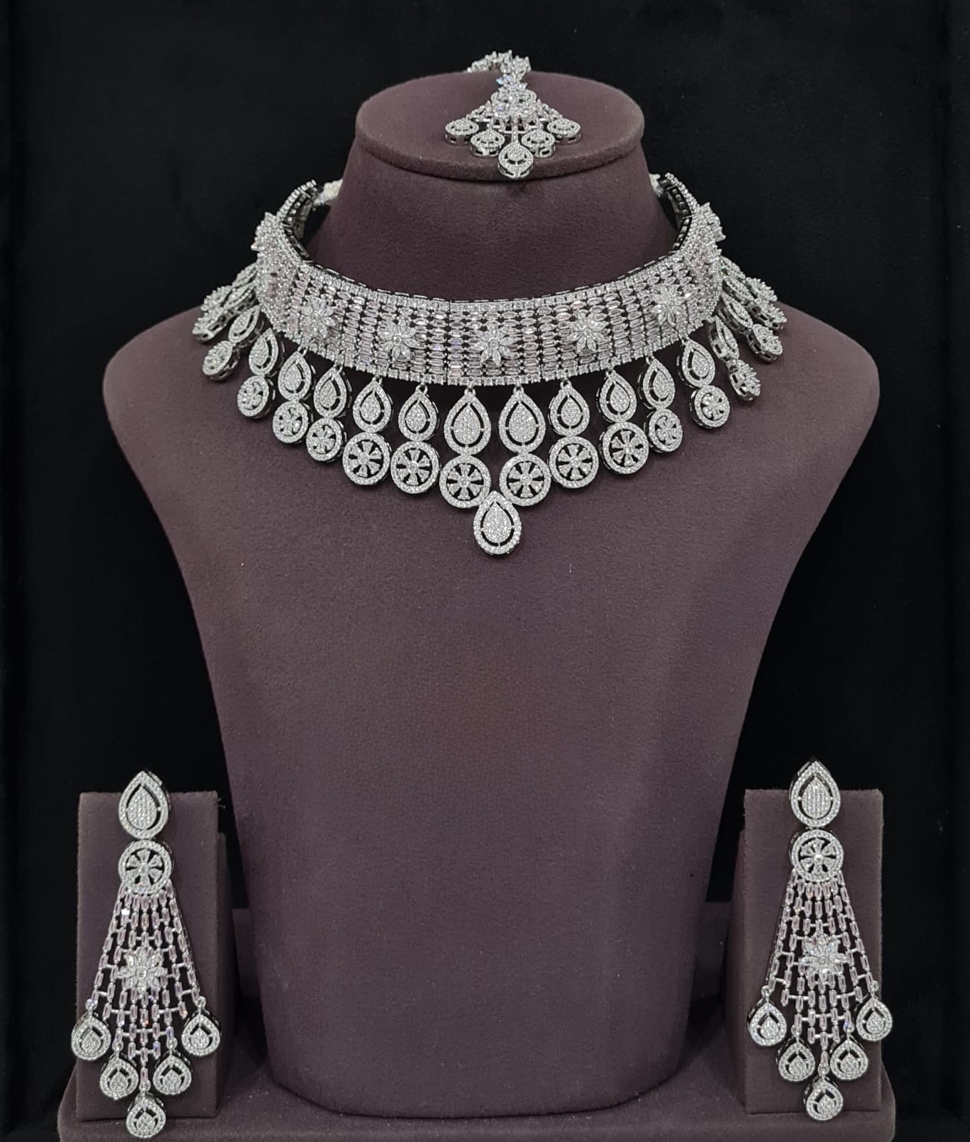 Cz Necklace 11406 - 2