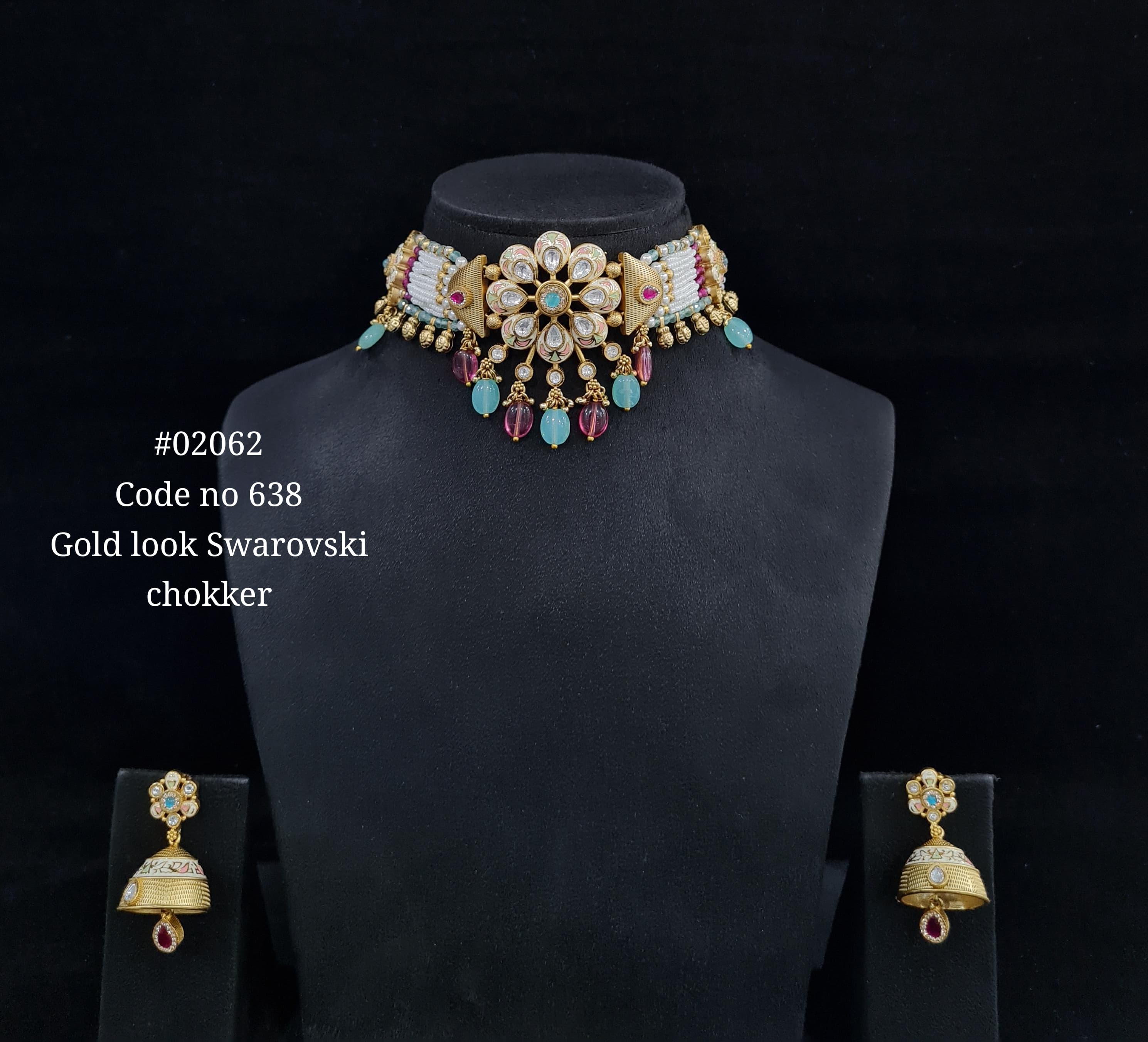 Kundan PP Choker 02062 - 4