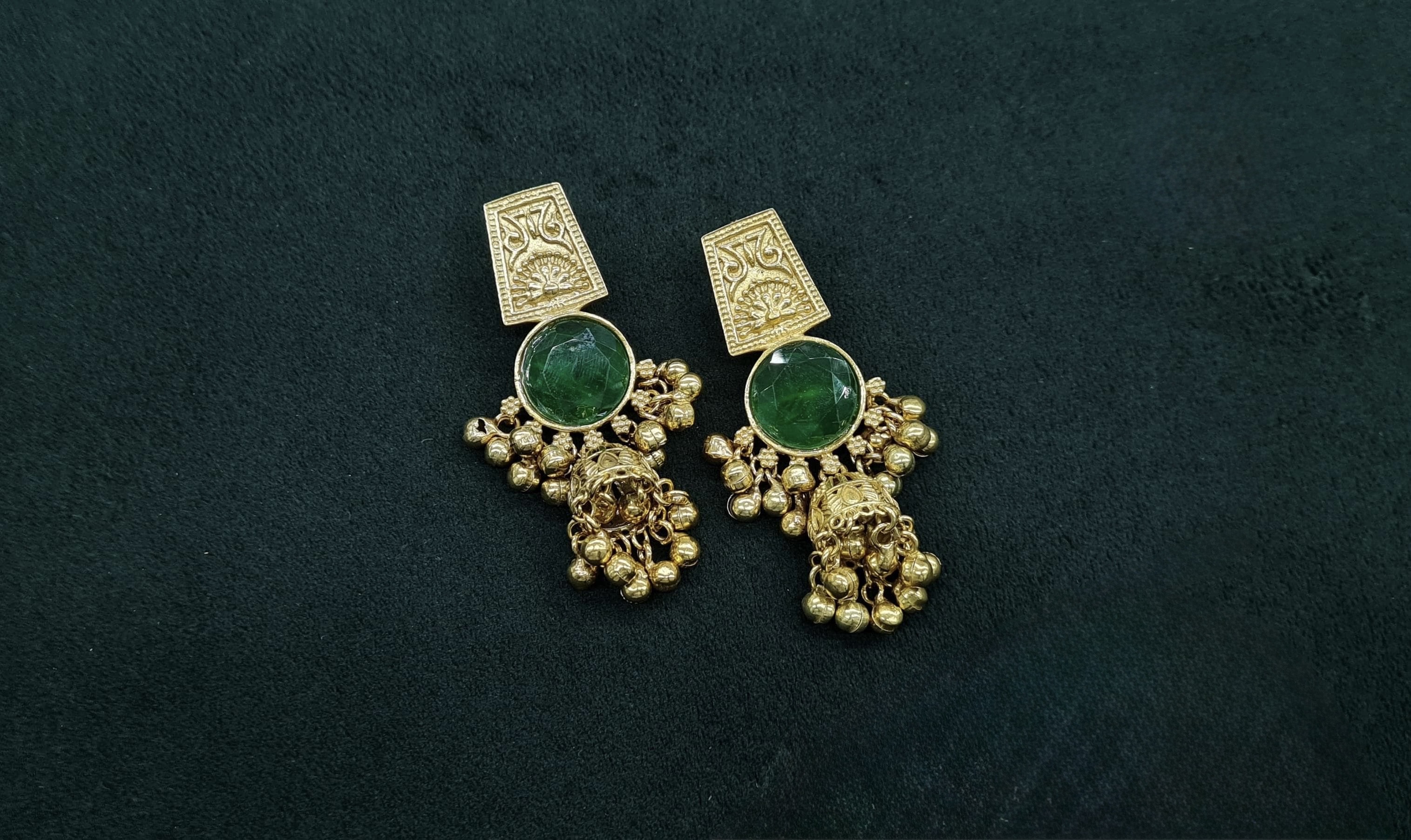 Kashmiri Earrings 08917 - 5