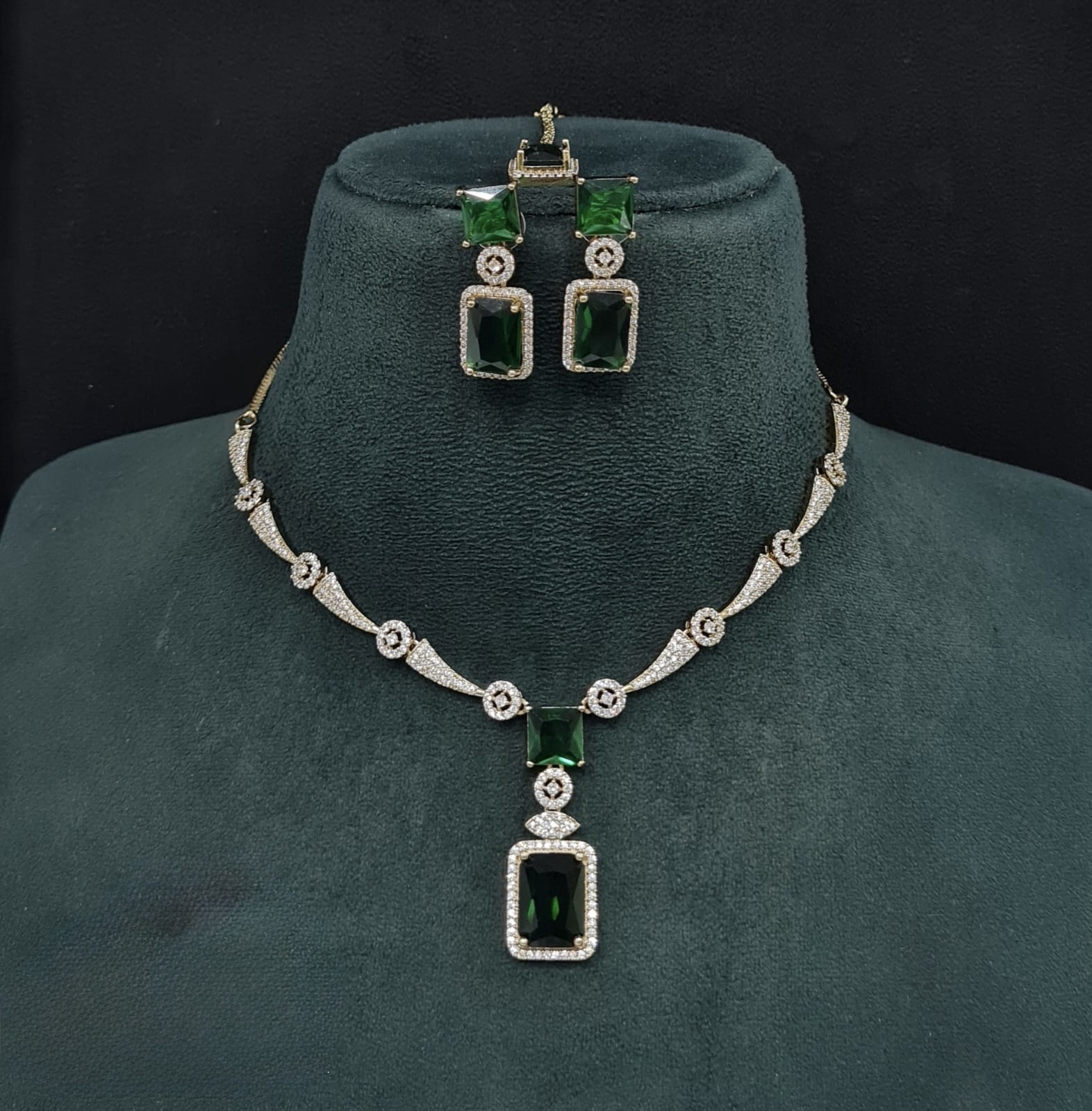 Cz Necklace 10260 - 6