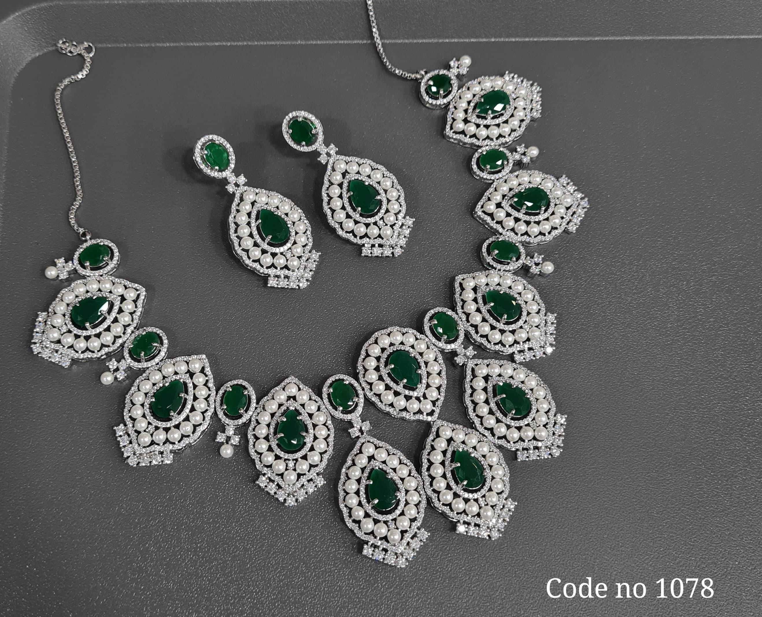 Cz necklace 03840 - 3