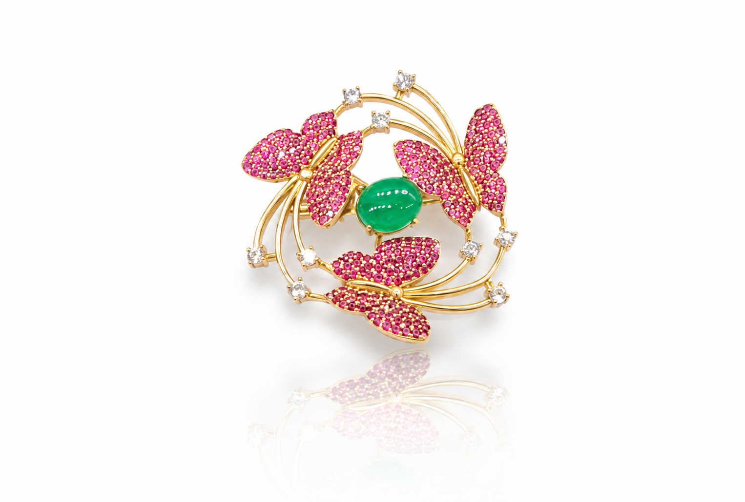 Cz Brooch 10571