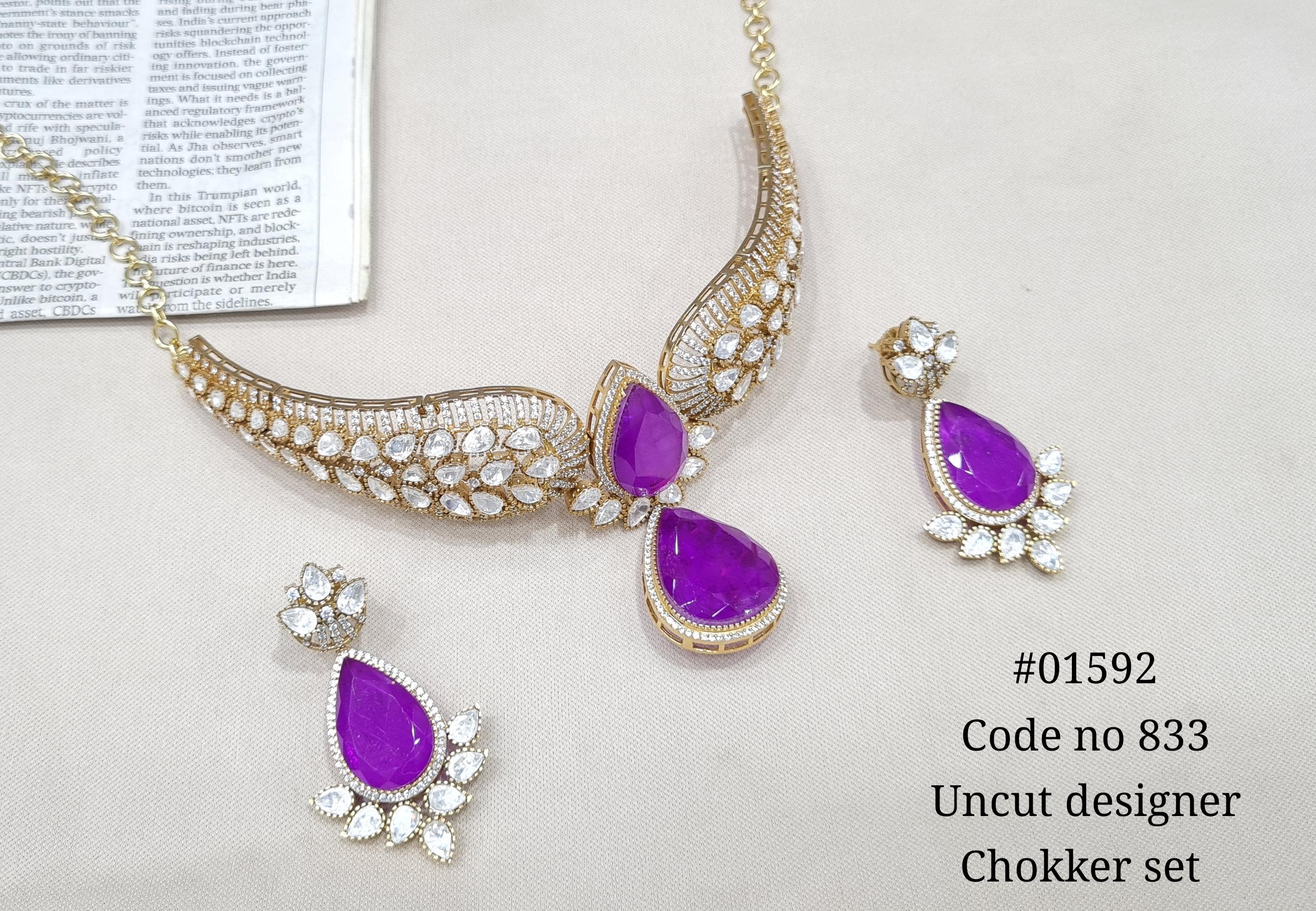 Kundan Necklace 01592 - 6